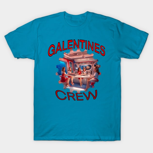 Galentines crew submarine T-Shirt by sailorsam1805